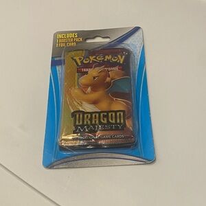 Pokemon Dragon Majesty Booster Pack - Orange and Blue